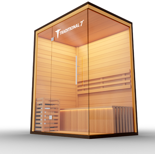 3 Person Home Steam Sauna | Traditional 7