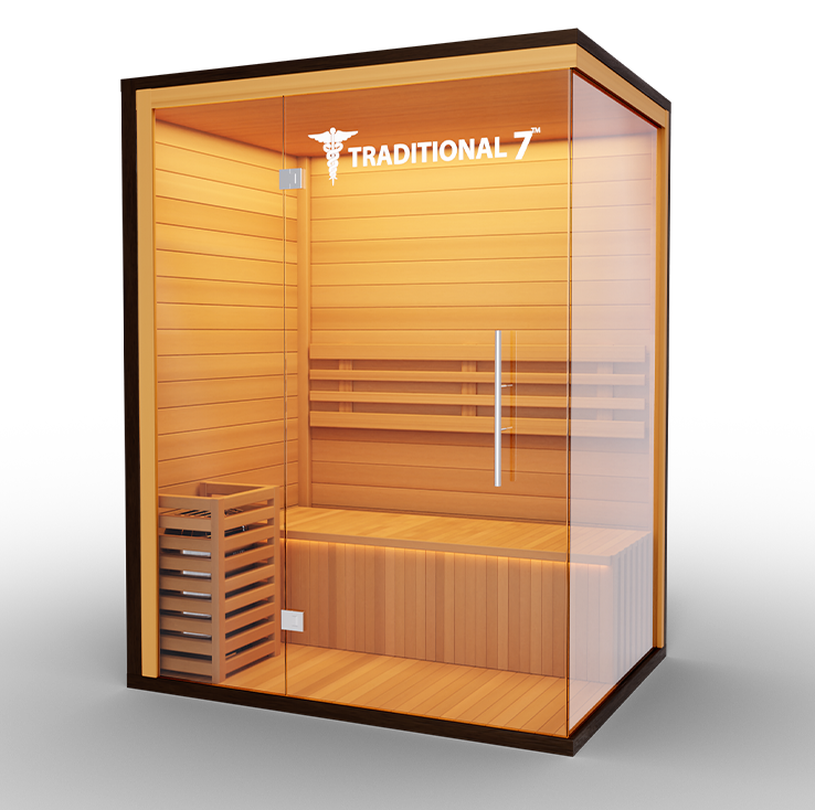 3 Person Home Steam Sauna | Traditional 7