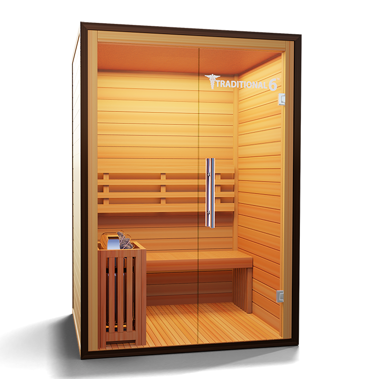2 Person Home Stream Sauna | Traditional 6