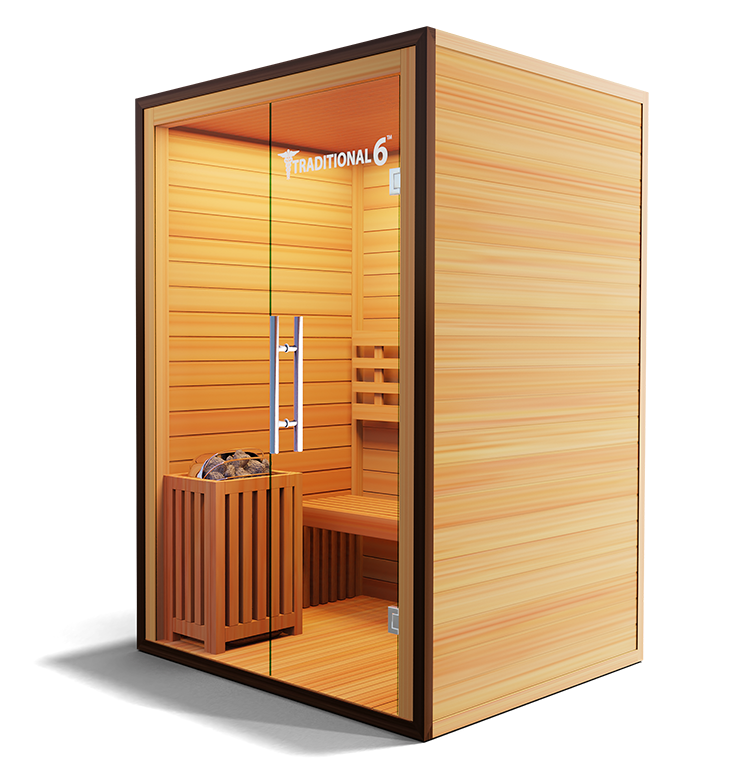 2 Person Home Stream Sauna | Traditional 6