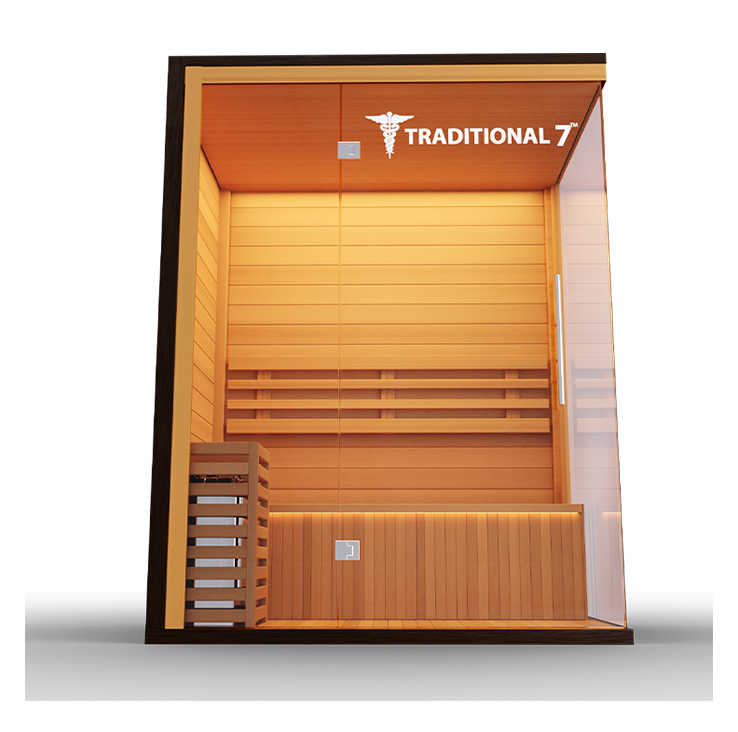 3 Person Home Steam Sauna | Traditional 7