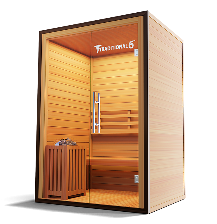 2 Person Home Stream Sauna | Traditional 6