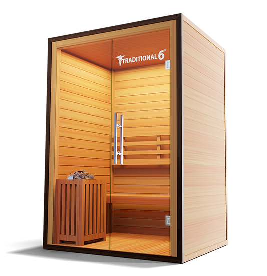 2 Person Home Stream Sauna | Traditional 6