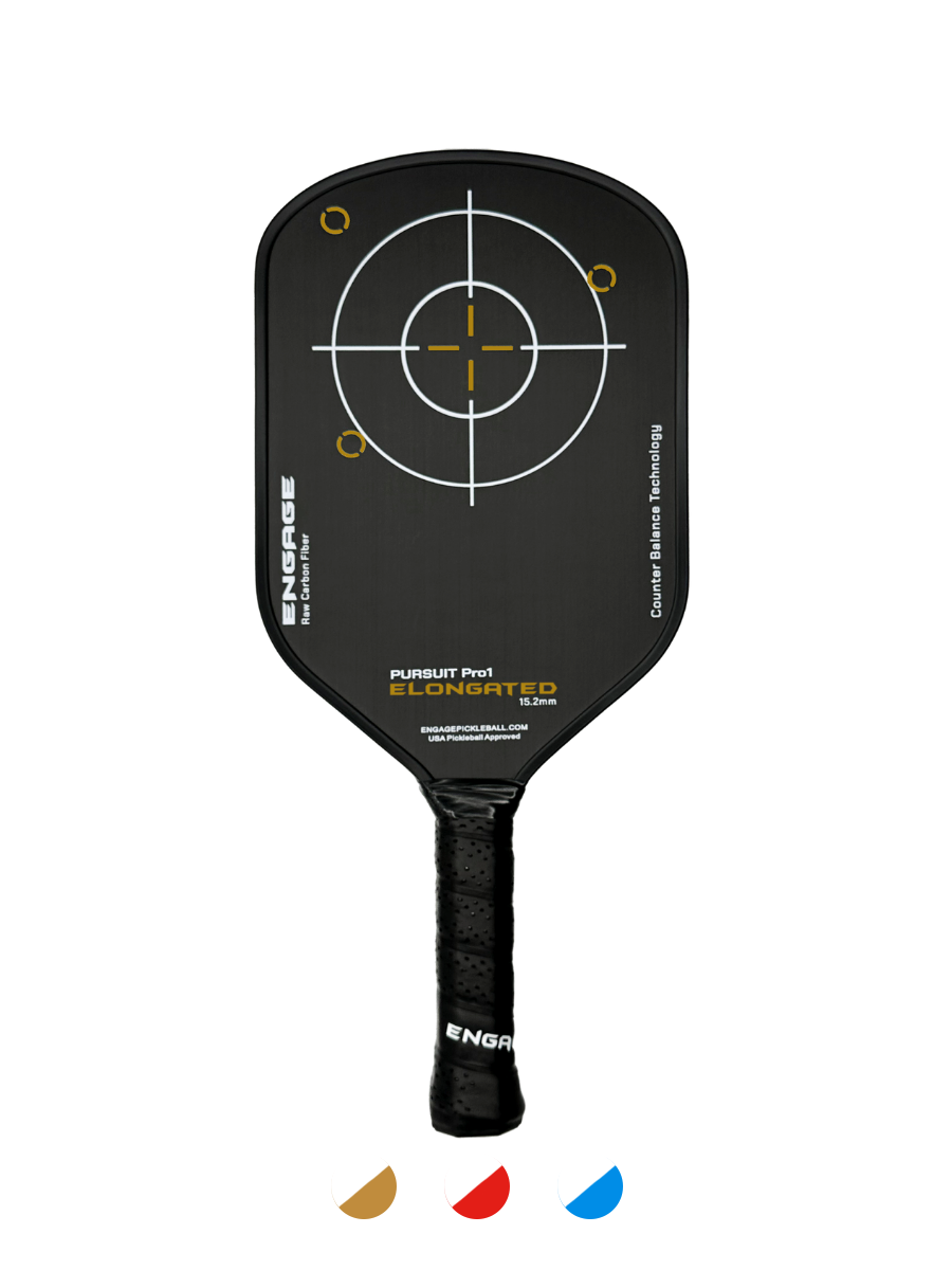 Elongated Raw Carbon Fiber Padel