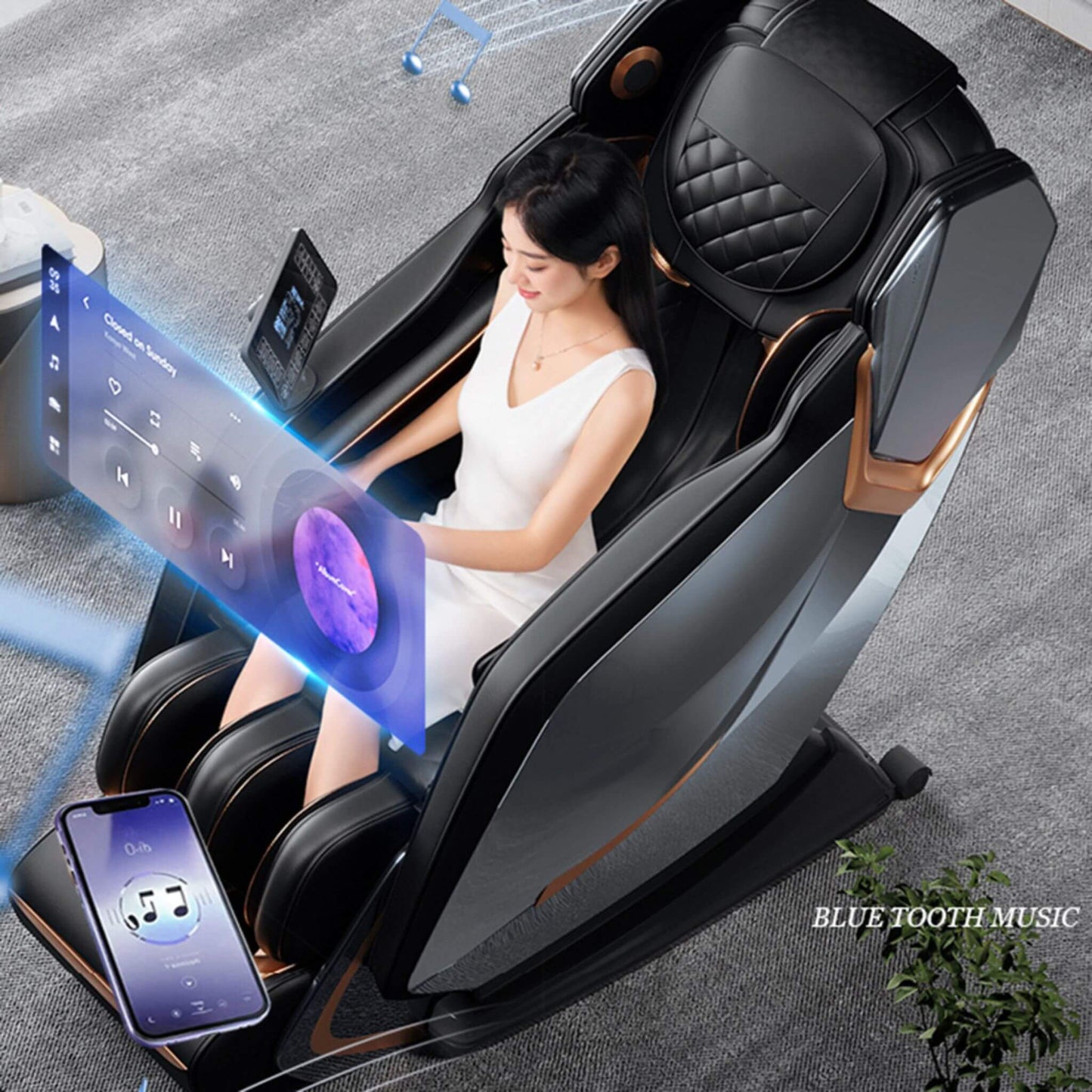 Nova Full-Body Zero Gravity Shiatsu Massage Chair With Heat And Voice Control