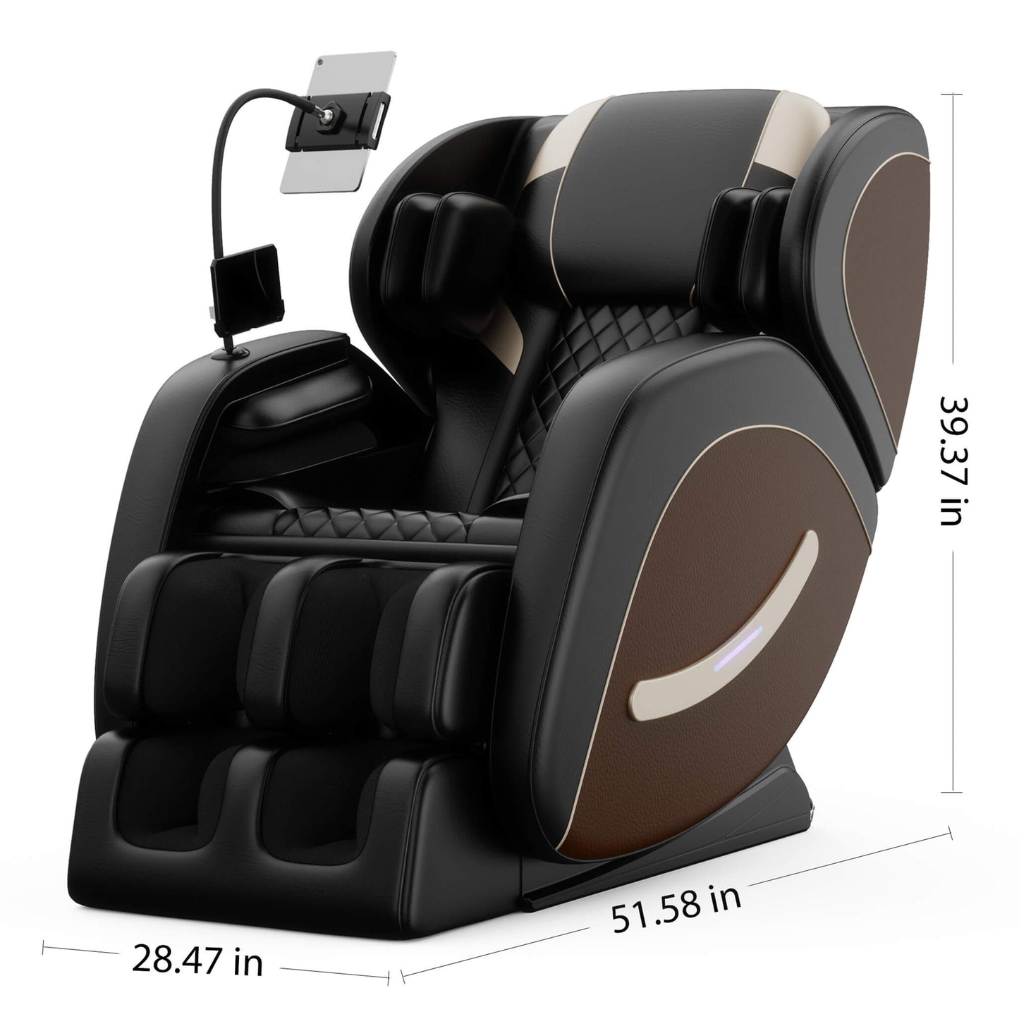 Sovereign Zero Gravity Massage Chair With Six Massage Rollers
