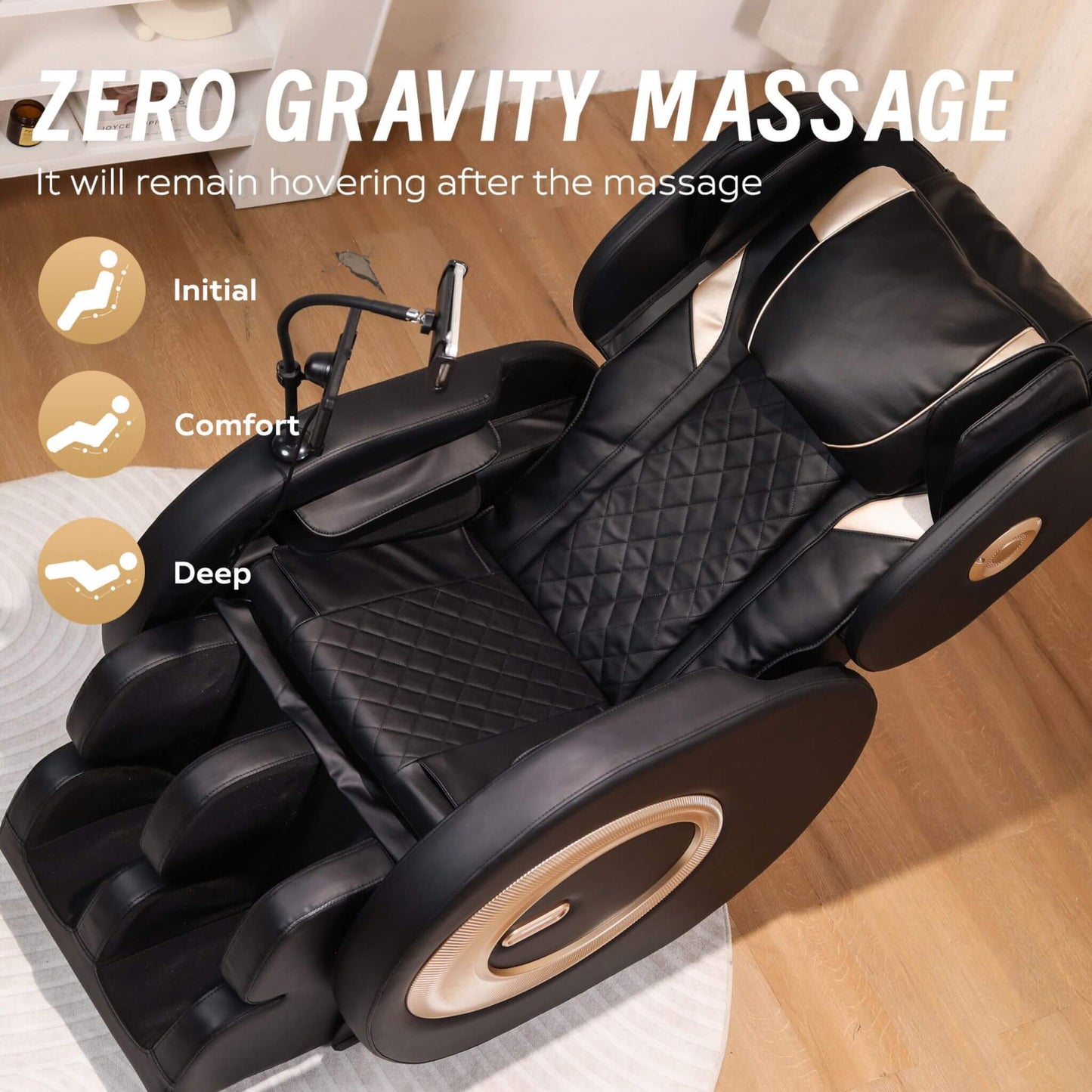 Tranquil Automatic Zero Gravity Massage Recliner Chair With Full Body Air Pressure