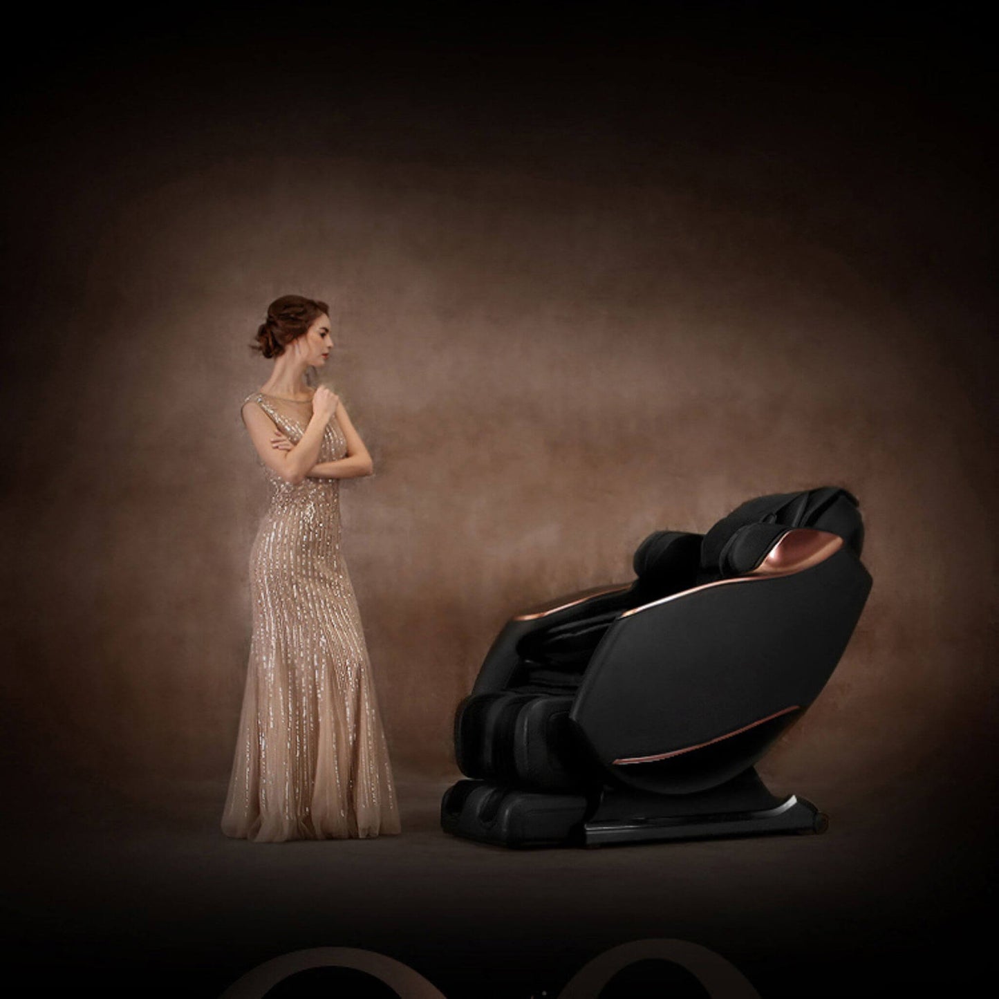 Zenith Full Body Zero Gravity Shiatsu Massage Chair With Heat And Voice Control