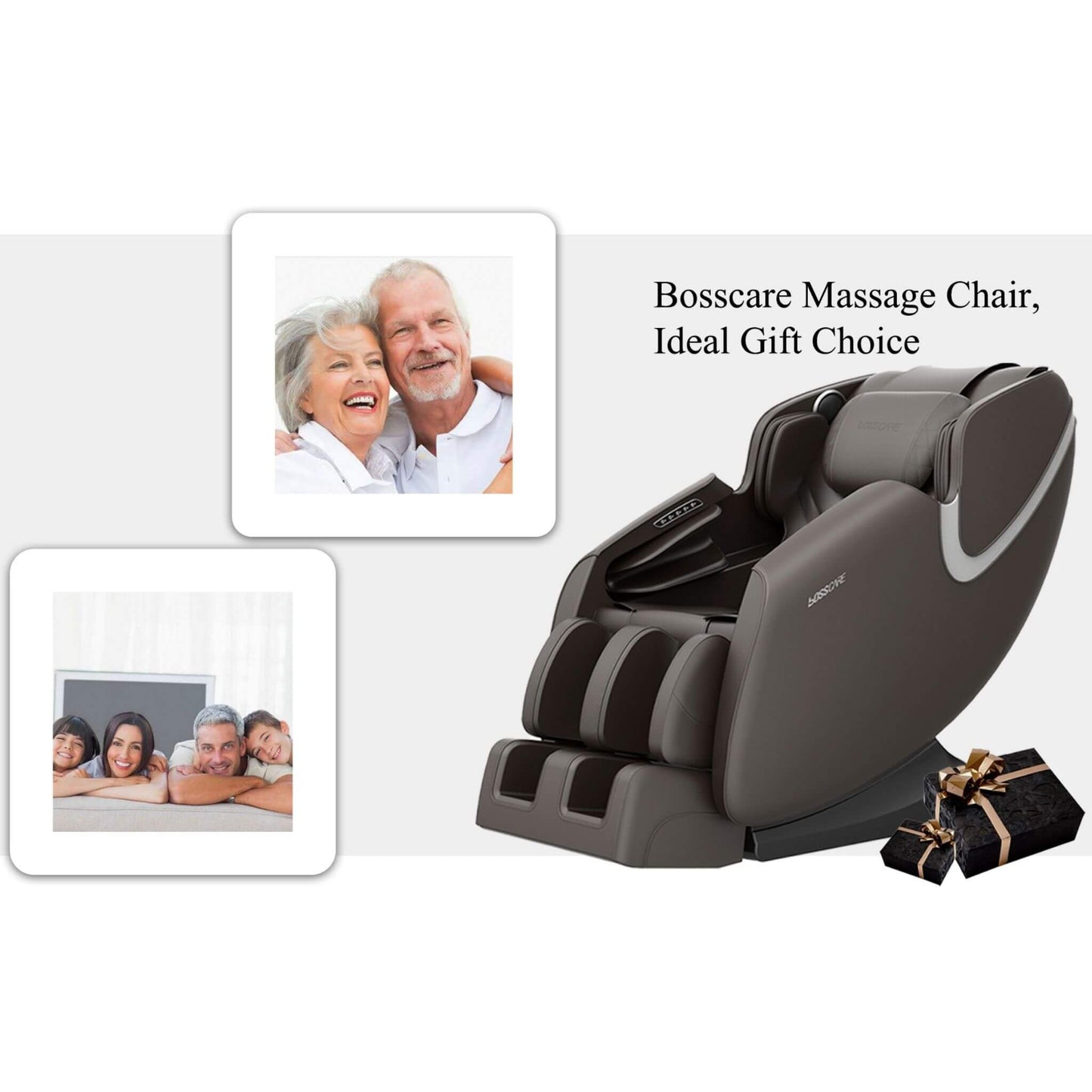 Zero-Gravity Leather Massage Chair With Zero Gravity And Bluetooth