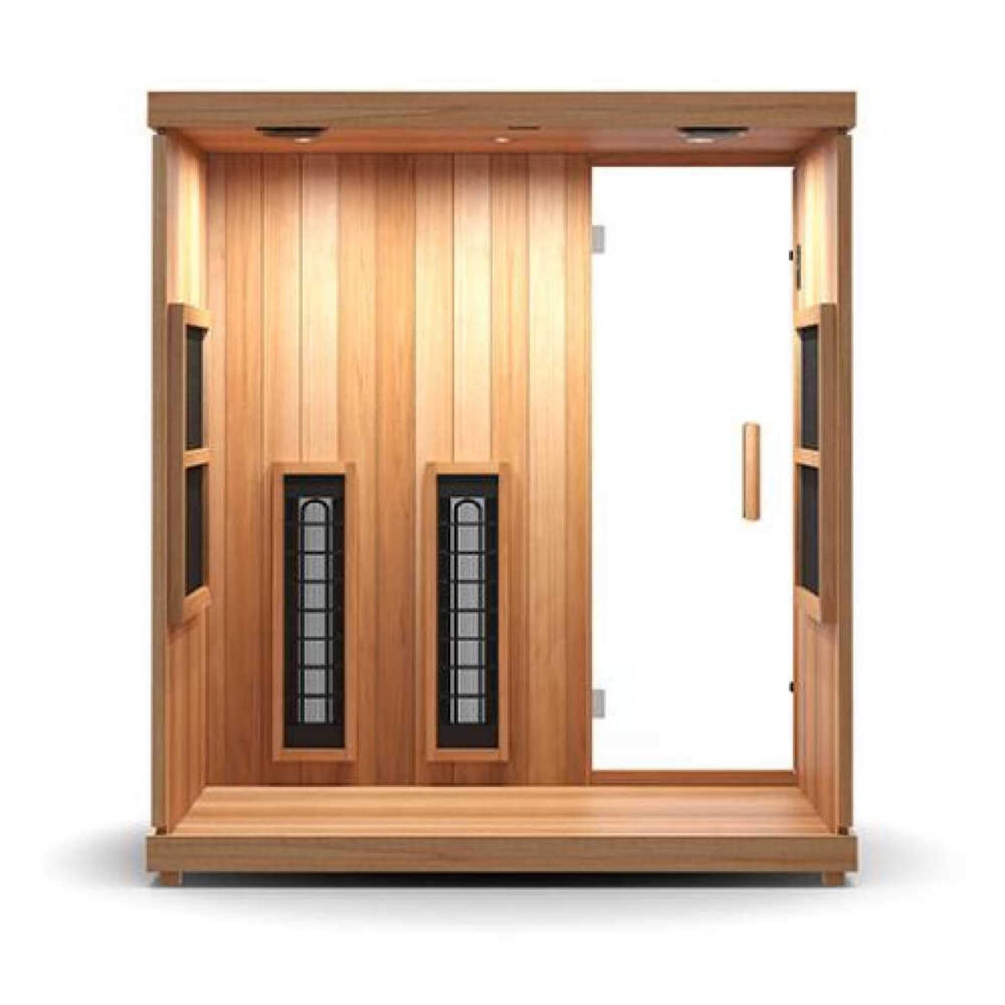 Full Spectrum 4-Person Capacity Home Infrared Sauna With Adjustable Sauna Feet