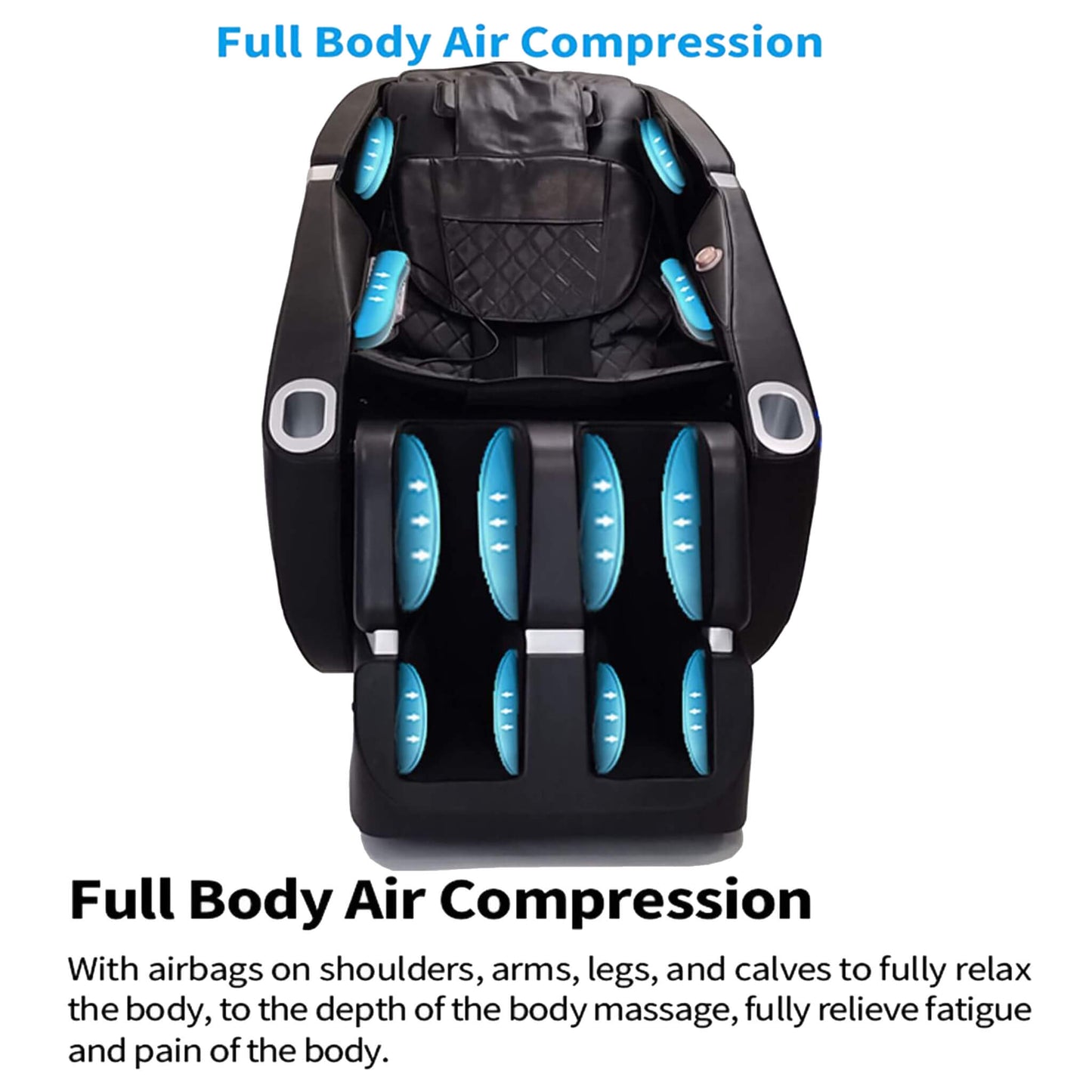 Rovix Premium Zero Gravity Full Body Multifunction Massage Chair With Auto Body Scan