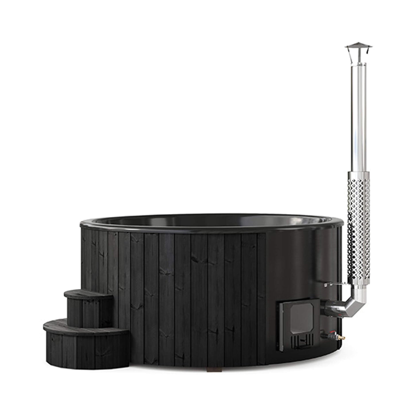 Model S6B 7-Person Soak-Series Home Wood-Burning Hot Tub