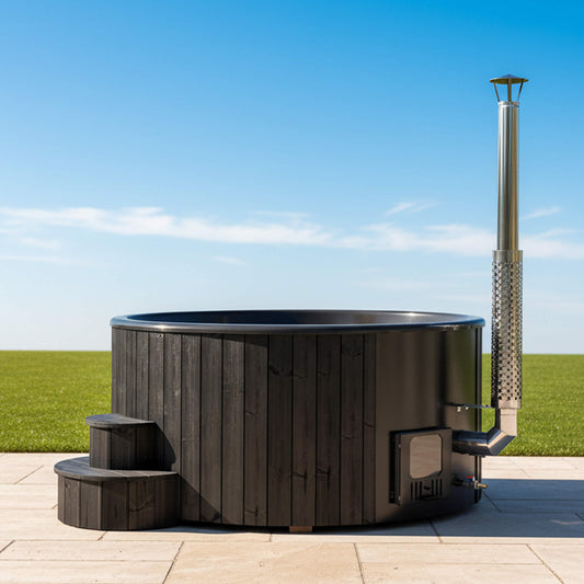 Model S6B 7-Person Soak-Series Home Wood-Burning Hot Tub